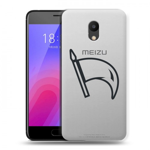 Полупрозрачный дизайнерский пластиковый чехол для Meizu M6 Стикеры к Дню Победы