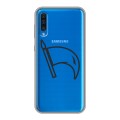 Полупрозрачный дизайнерский силиконовый чехол для Samsung Galaxy A50 Стикеры к Дню Победы