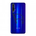 Полупрозрачный дизайнерский пластиковый чехол для Huawei Honor 20 Стикеры к Дню Победы