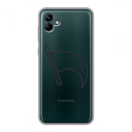 Полупрозрачный дизайнерский силиконовый с усиленными углами чехол для Samsung Galaxy A04 Стикеры к Дню Победы
