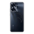 Полупрозрачный дизайнерский пластиковый чехол для Realme C55 Стикеры к Дню Победы