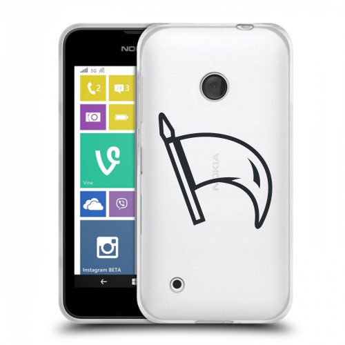 Полупрозрачный дизайнерский пластиковый чехол для Nokia Lumia 530 Стикеры к Дню Победы