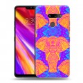 Дизайнерский пластиковый чехол для LG G8 ThinQ слоны