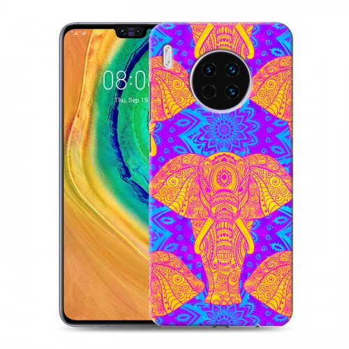 Дизайнерский пластиковый чехол для Huawei Mate 30 слоны