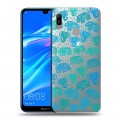 Полупрозрачный дизайнерский пластиковый чехол для Huawei Y6 (2019) Прозрачные слоны