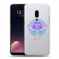 Полупрозрачный дизайнерский пластиковый чехол для Meizu 15 Plus Прозрачные слоны