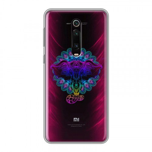 Полупрозрачный дизайнерский силиконовый чехол для Xiaomi RedMi K20 Прозрачные слоны