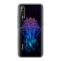 Полупрозрачный дизайнерский силиконовый с усиленными углами чехол для Vivo V17 Neo Прозрачные слоны