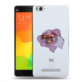 Полупрозрачный дизайнерский пластиковый чехол для Xiaomi Mi4i Собаки