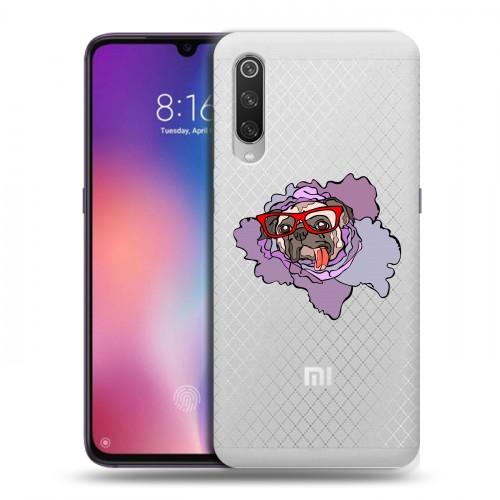 Полупрозрачный дизайнерский силиконовый с усиленными углами чехол для Xiaomi Mi9 Собаки