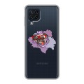 Полупрозрачный дизайнерский пластиковый чехол для Samsung Galaxy A22 Собаки