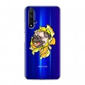 Полупрозрачный дизайнерский пластиковый чехол для Huawei Honor 20 Собаки