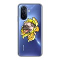 Полупрозрачный дизайнерский пластиковый чехол для Huawei Nova Y70 Собаки