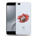 Полупрозрачный дизайнерский пластиковый чехол для Xiaomi Mi5C Собаки