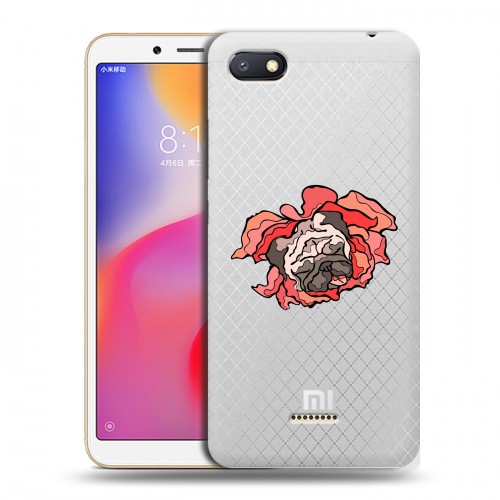 Полупрозрачный дизайнерский пластиковый чехол для Xiaomi RedMi 6A Собаки