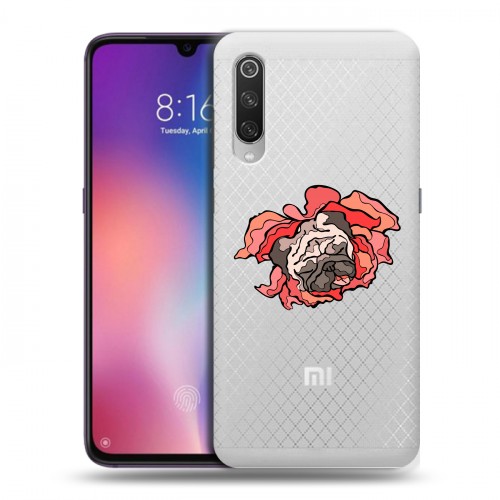 Полупрозрачный дизайнерский силиконовый с усиленными углами чехол для Xiaomi Mi9 Собаки