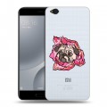 Полупрозрачный дизайнерский пластиковый чехол для Xiaomi Mi5C Собаки