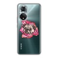 Полупрозрачный дизайнерский силиконовый чехол для Huawei Honor 50 Собаки