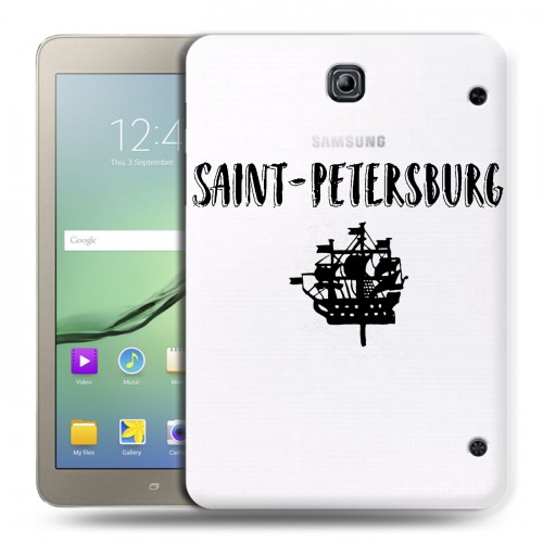Дизайнерский силиконовый чехол для Samsung Galaxy Tab S2 8.0 Санкт-Петербург