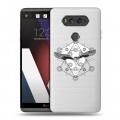 Полупрозрачный дизайнерский пластиковый чехол для LG V20 Совы 