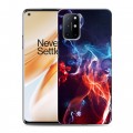 Дизайнерский пластиковый чехол для OnePlus 8T Абстракции Дым