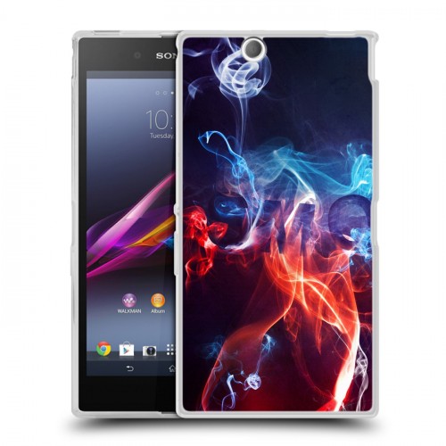 Дизайнерский пластиковый чехол для Sony Xperia Z Ultra  Абстракции Дым