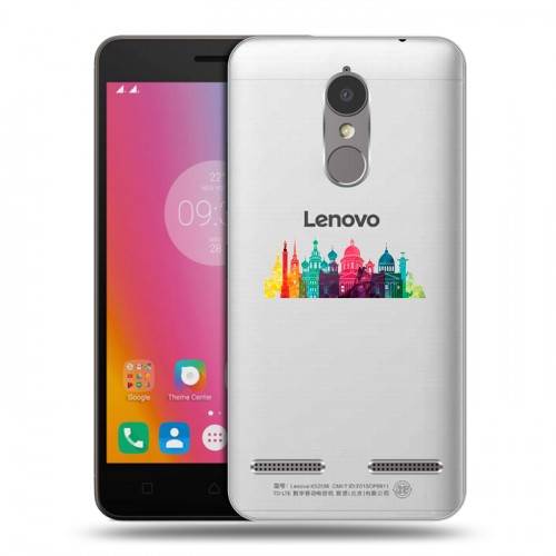 Полупрозрачный дизайнерский пластиковый чехол для Lenovo K6 Санкт-Петербург