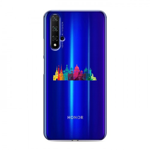 Полупрозрачный дизайнерский силиконовый чехол для Huawei Honor 20 Санкт-Петербург