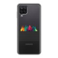 Полупрозрачный дизайнерский пластиковый чехол для Samsung Galaxy A12 Санкт-Петербург