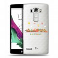 Полупрозрачный дизайнерский пластиковый чехол для LG G4 S Санкт-Петербург