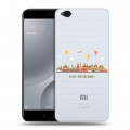 Полупрозрачный дизайнерский пластиковый чехол для Xiaomi Mi5C Санкт-Петербург