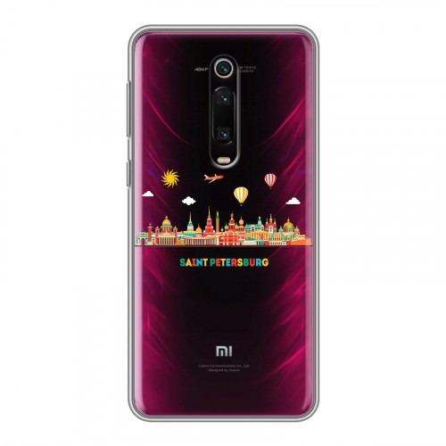 Полупрозрачный дизайнерский силиконовый чехол для Xiaomi RedMi K20 Санкт-Петербург