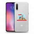 Полупрозрачный дизайнерский силиконовый с усиленными углами чехол для Xiaomi Mi9 Санкт-Петербург