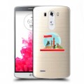 Полупрозрачный дизайнерский пластиковый чехол для LG G3 (Dual-LTE) Санкт-Петербург