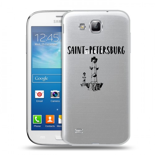 Полупрозрачный дизайнерский пластиковый чехол для Samsung Galaxy Premier Санкт-Петербург
