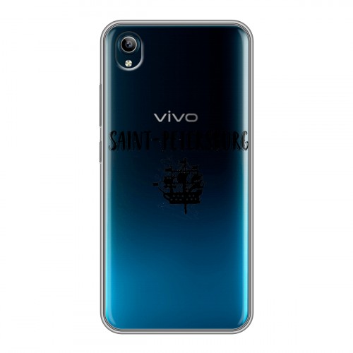 Полупрозрачный дизайнерский силиконовый чехол для Vivo Y91C Санкт-Петербург