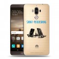 Полупрозрачный дизайнерский пластиковый чехол для Huawei Mate 9 Санкт-Петербург