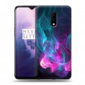 Дизайнерский пластиковый чехол для OnePlus 7 Абстракции Дым