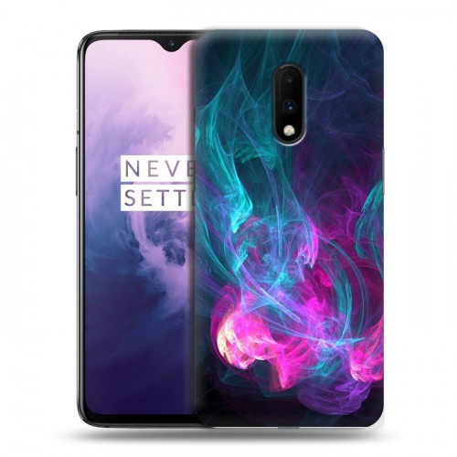 Дизайнерский пластиковый чехол для OnePlus 7 Абстракции Дым