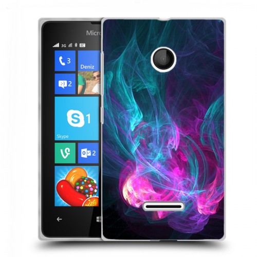 Дизайнерский пластиковый чехол для Microsoft Lumia 435 Абстракции Дым