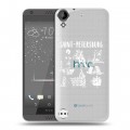 Полупрозрачный дизайнерский пластиковый чехол для HTC Desire 530 Санкт-Петербург