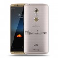 Полупрозрачный дизайнерский пластиковый чехол для ZTE Axon 7 Санкт-Петербург