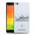 Полупрозрачный дизайнерский пластиковый чехол для Xiaomi Mi4i Санкт-Петербург