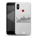 Полупрозрачный дизайнерский пластиковый чехол для Xiaomi Mi8 SE Санкт-Петербург