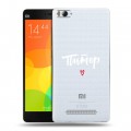 Полупрозрачный дизайнерский пластиковый чехол для Xiaomi Mi4i Санкт-Петербург