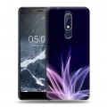 Дизайнерский пластиковый чехол для Nokia 5.1 Абстракции Дым