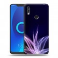 Дизайнерский силиконовый чехол для Alcatel 5V Абстракции Дым