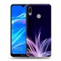 Дизайнерский пластиковый чехол для Huawei Y6 (2019) Абстракции Дым