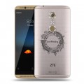 Полупрозрачный дизайнерский пластиковый чехол для ZTE Axon 7 Санкт-Петербург