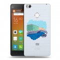 Полупрозрачный дизайнерский пластиковый чехол для Xiaomi Mi4S Санкт-Петербург